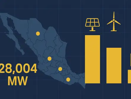 PVIRCE 2025–2030: los 28,004 MW que reordenan el mapa de generación en México