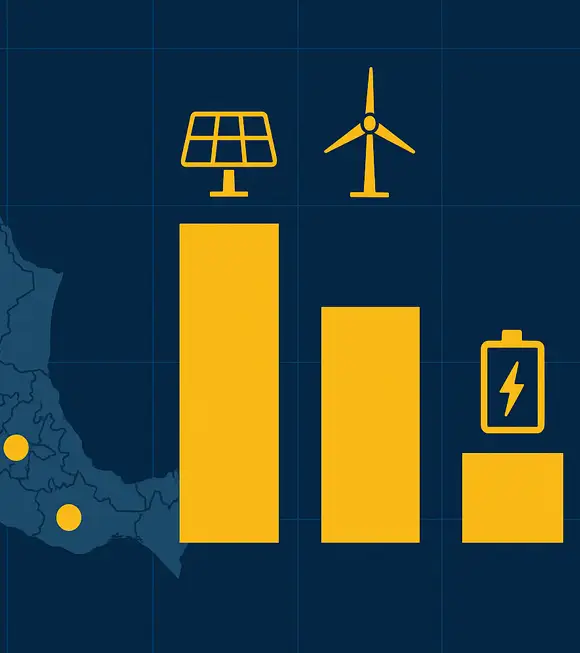 PVIRCE 2025–2030: los 28,004 MW que reordenan el mapa de generación en México