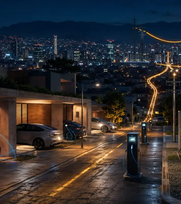 La red eléctrica detrás de los autos eléctricos: el verdadero reto energético de México