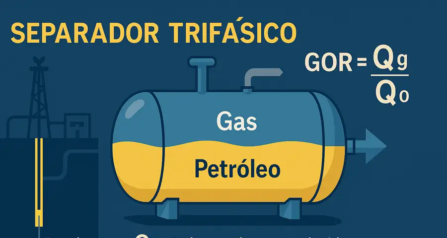 Relación gas-petróleo (GOR): qué es, cómo se calcula y qué revela del yacimiento