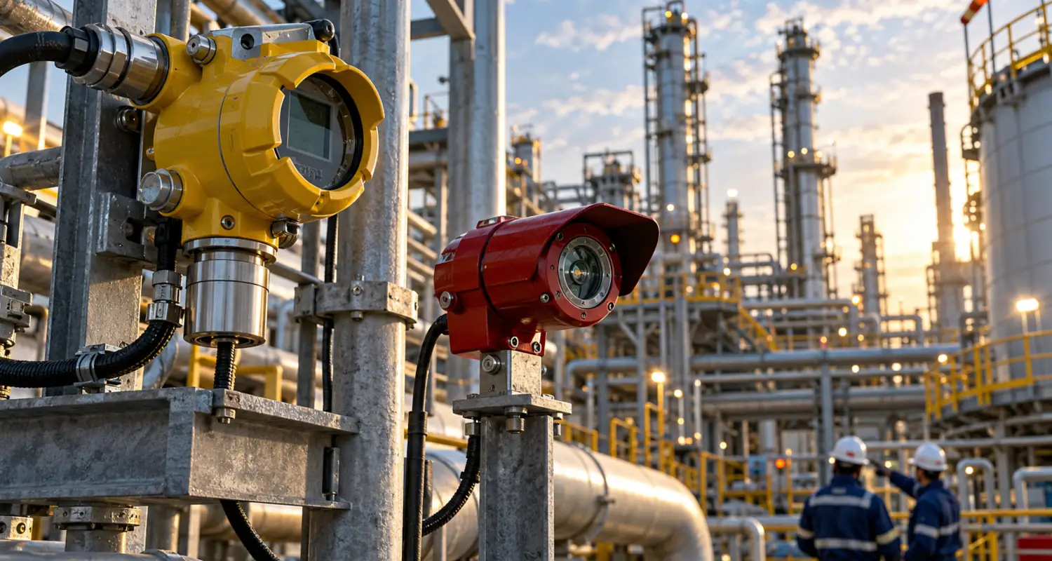 Detección de gas, fuego y explosión: cómo demostrar que una instalación energética puede responder