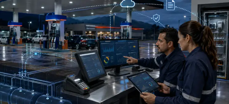 Software para gasolineras y combustibles: control, facturación, inventario y riesgo