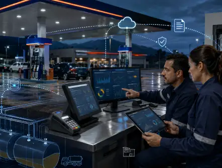 Software para gasolineras y combustibles: control, facturación, inventario y riesgo