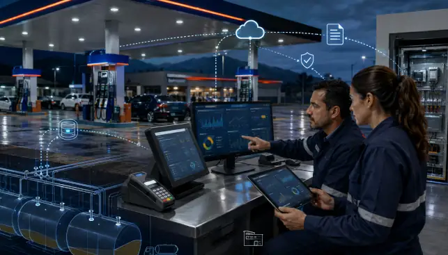 Software para gasolineras y combustibles: control, facturación, inventario y riesgo