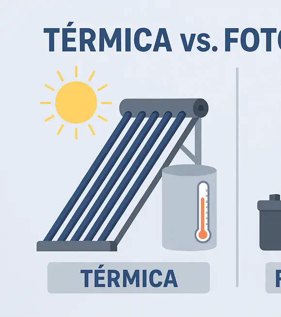 Tipos de energía solar: diferencias entre térmica y fotovoltaica explicadas para estudiantes