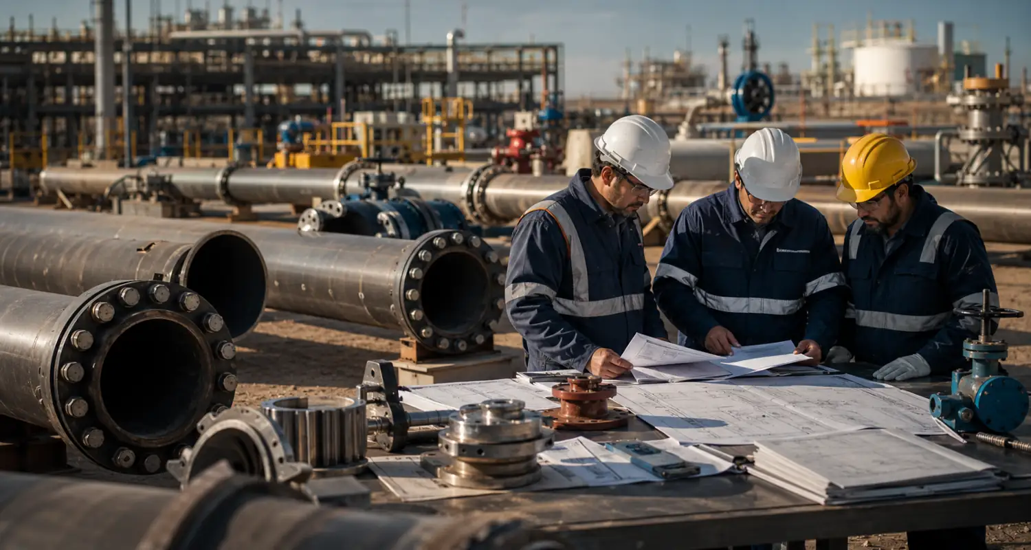 Tubos de acero para petróleo y gas: tipos, normas API y proveedores en México