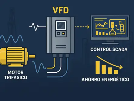 VFD (Variable Frequency Drive): cómo mejora la eficiencia energética y el control industrial