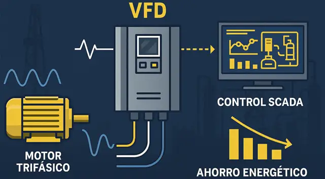 VFD (Variable Frequency Drive): cómo mejora la eficiencia energética y el control industrial