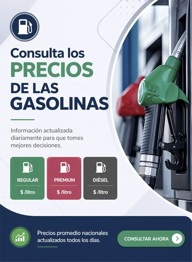 Consulta el precio de la gasolina